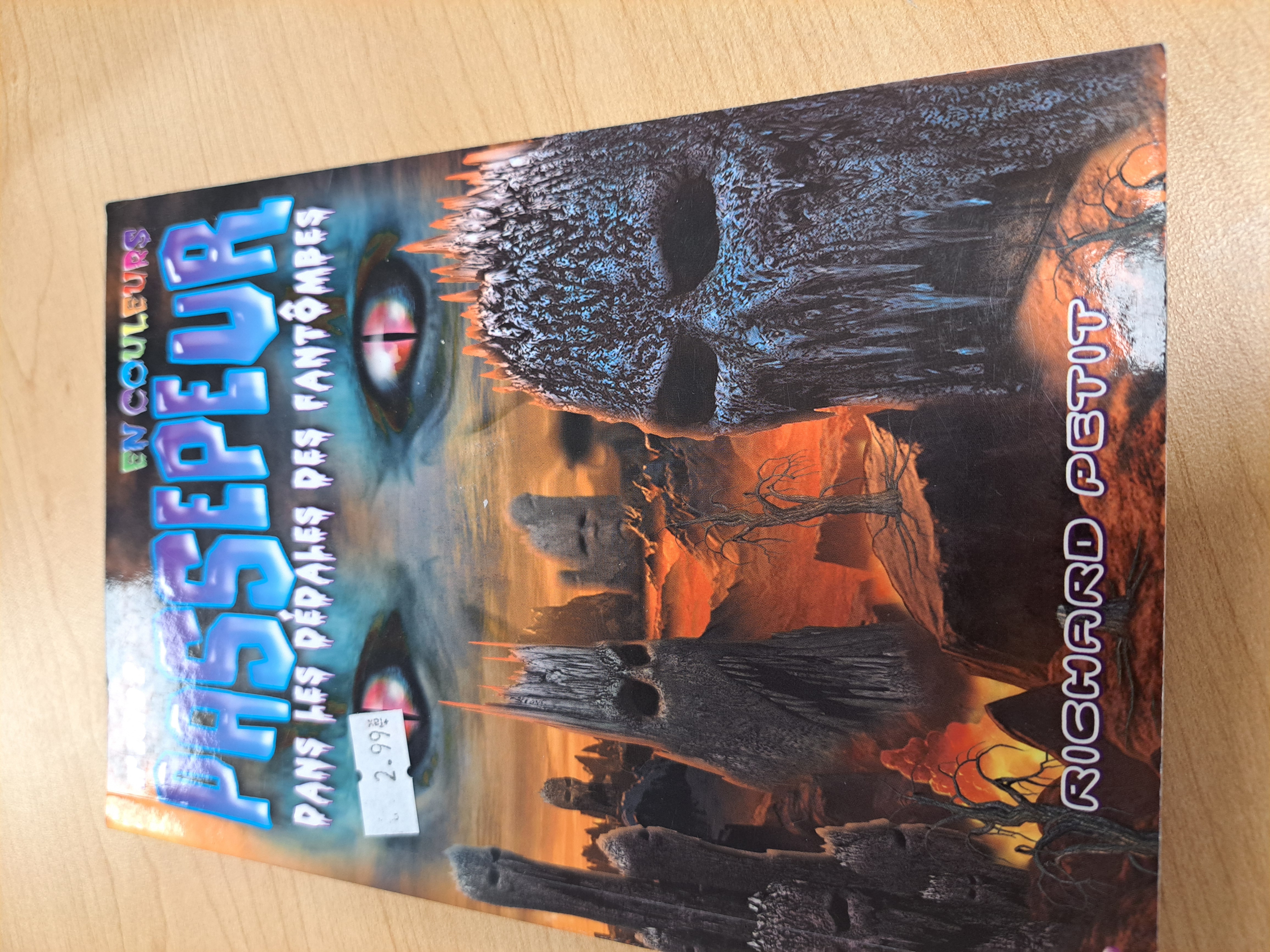 En couleur passepeur no zéro 2 Dans les dédales des fantômes Richard Petit livre usagé